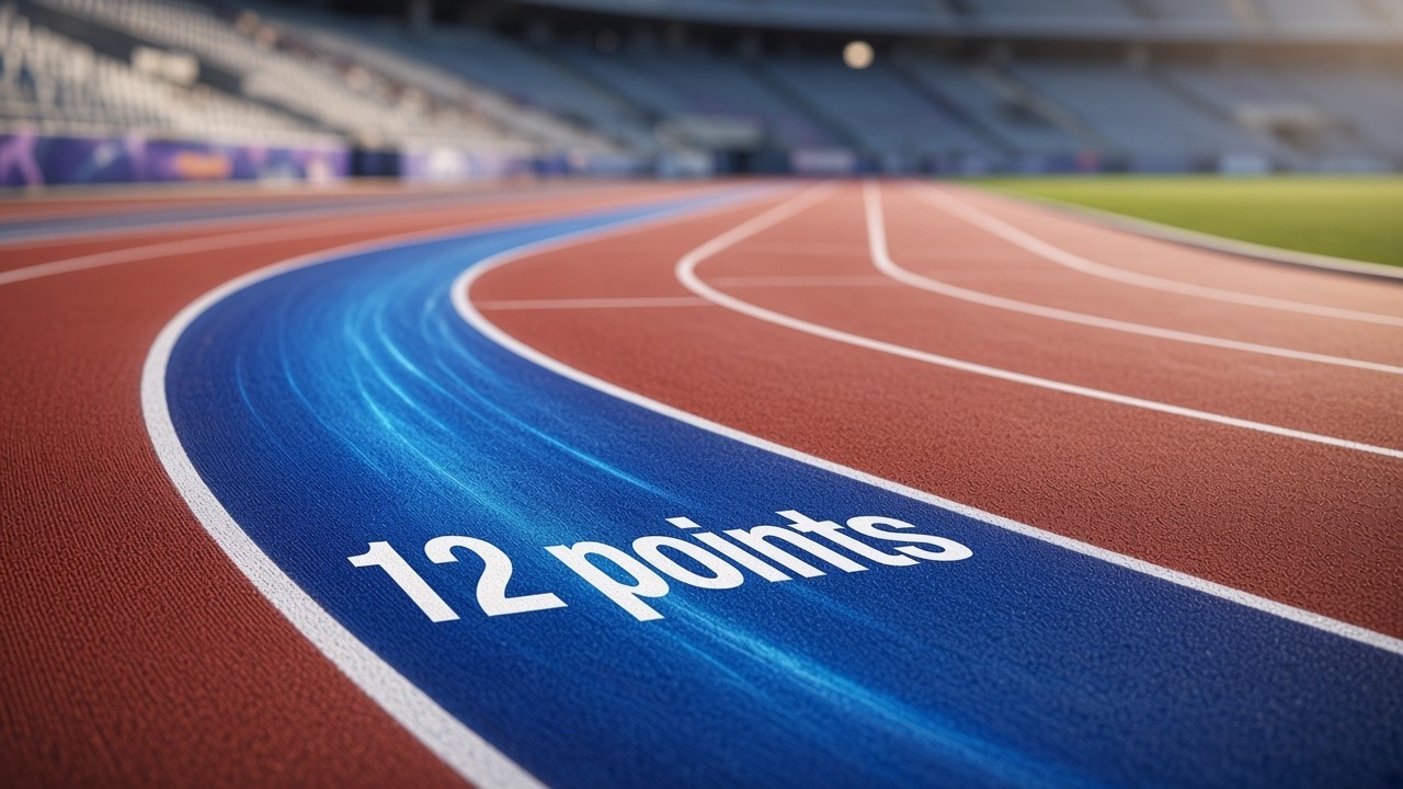 12 Account Health Rating points - Olympic track lanes for FBM customer service rewards